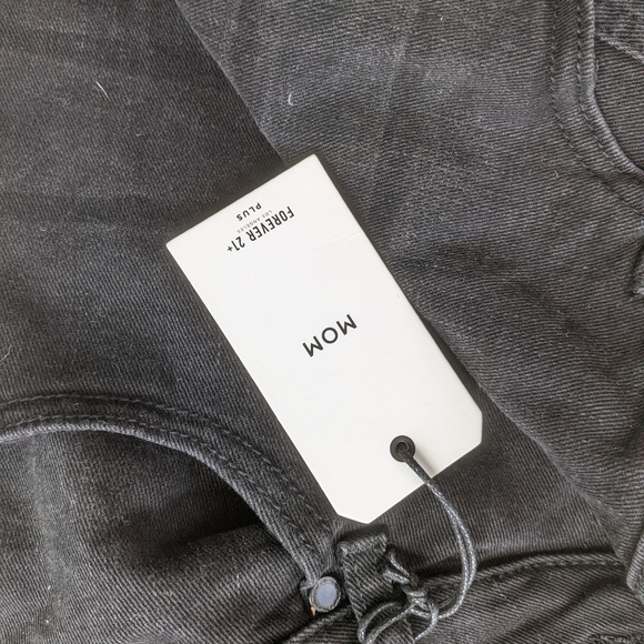 Black Grunge Mom Jeans Plus Size Stretch size 20 - Picture 6 of 6